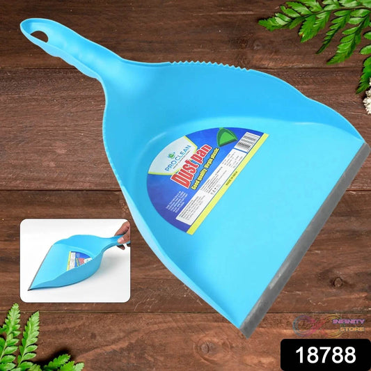 Heavy Plastic Dustpan with Handle (1 Pc) - infinityexculsivestore.com