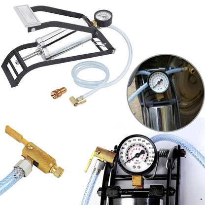 Heavy Steel Body Foot Pump - infinityexculsivestore.com