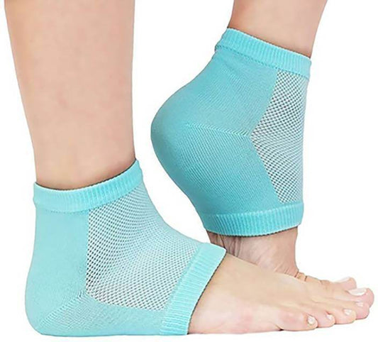 Heel Pain Relief Silicone Gel Heel Socks (Multicolor) - infinityexculsivestore.com