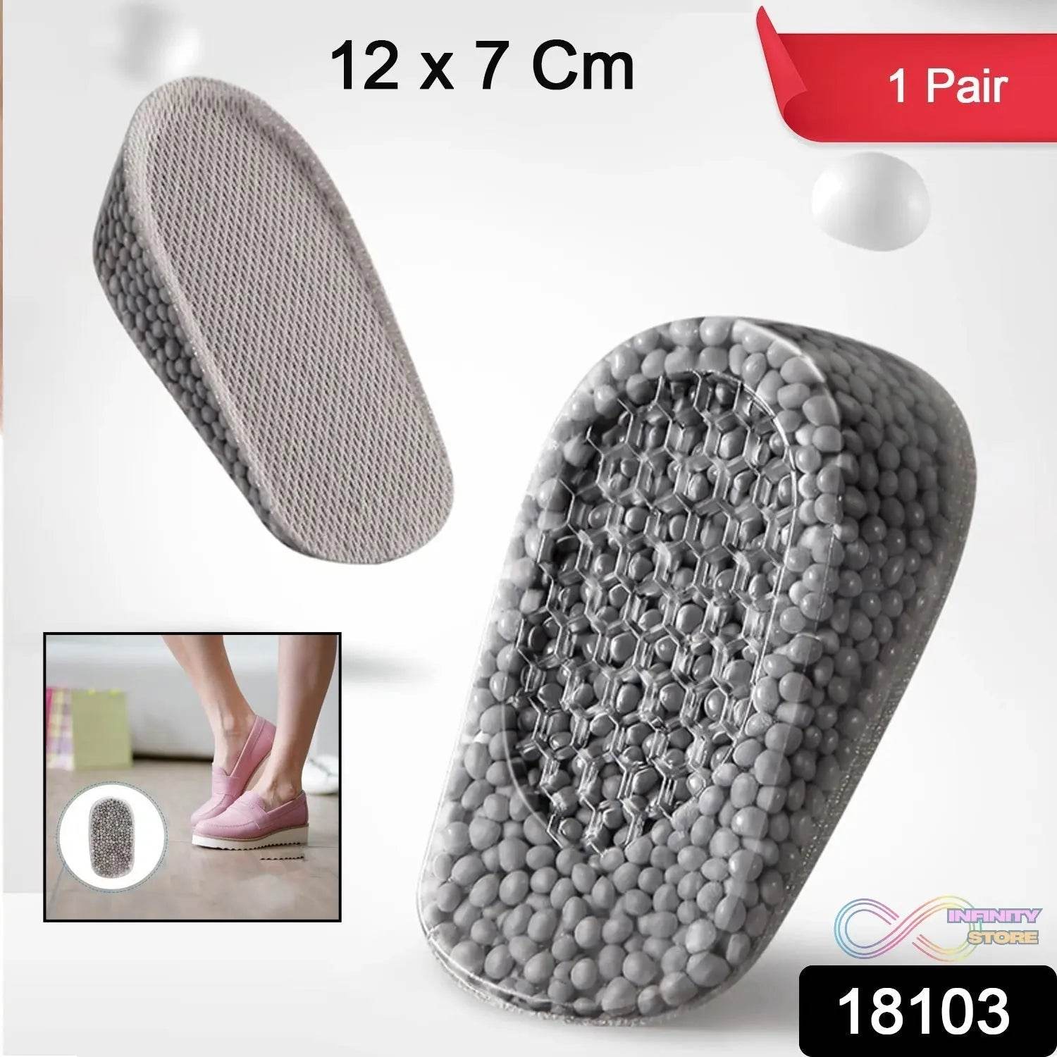 Height Increase Silicone Insoles Heel, Shoe Pads (12×7 Cm / 1 Pair) - infinityexculsivestore.com