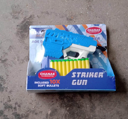 Hi - Arm Gun with 10x Foam Suction Bullets, ABS Plastic, Target Shooting - infinityexculsivestore.com