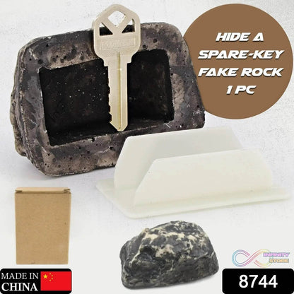 Hide a Key Outside Rock Looks Like a Real Rock - Weatherproof Rock Key Perfect for Emergencies - Fake Rock Key Hider Outside Decorative (1 Pc) - infinityexculsivestore.com