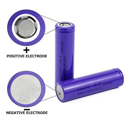 High-Capacity Released Rechargeable Batteries 3.7V 1200Mah Flat Top Lithium Rechargeable Battery (1pc) - infinityexculsivestore.com