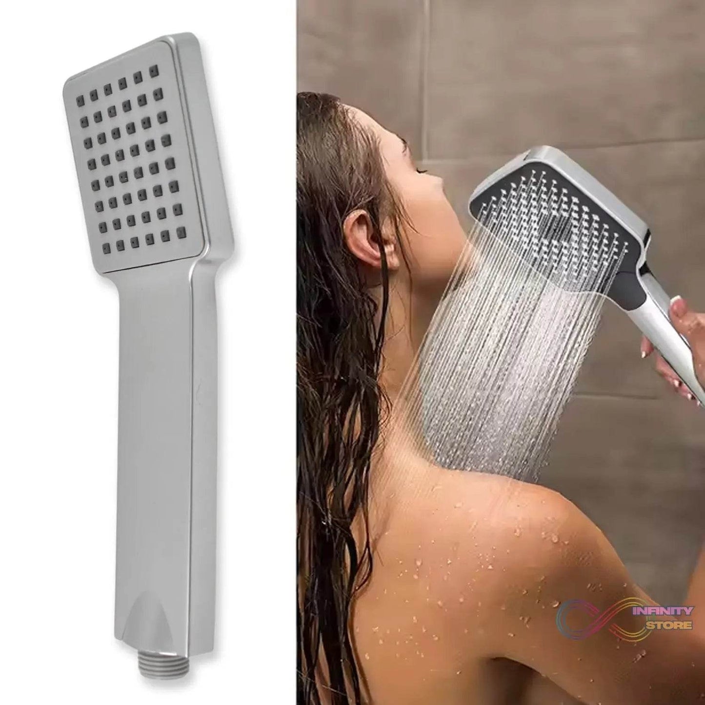 High Pressure Handheld Shower Head Bathroom Shower (1 Pc / Big) - infinityexculsivestore.com