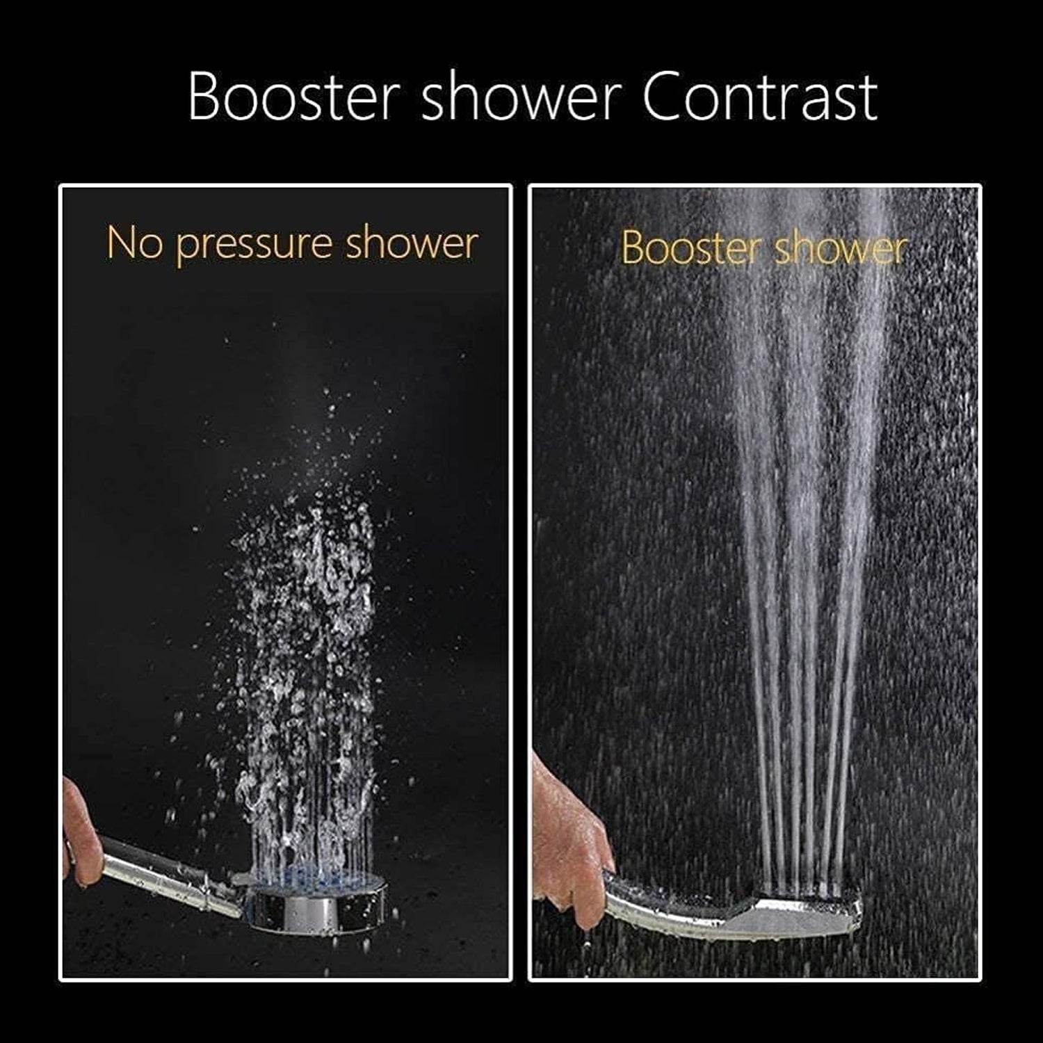 High Pressure Shower Head,Wenini 300 Holes Handheld Showerhead Powerful Boosting Spray Bath Water Saving For Bathroom (1 Pc) - infinityexculsivestore.com