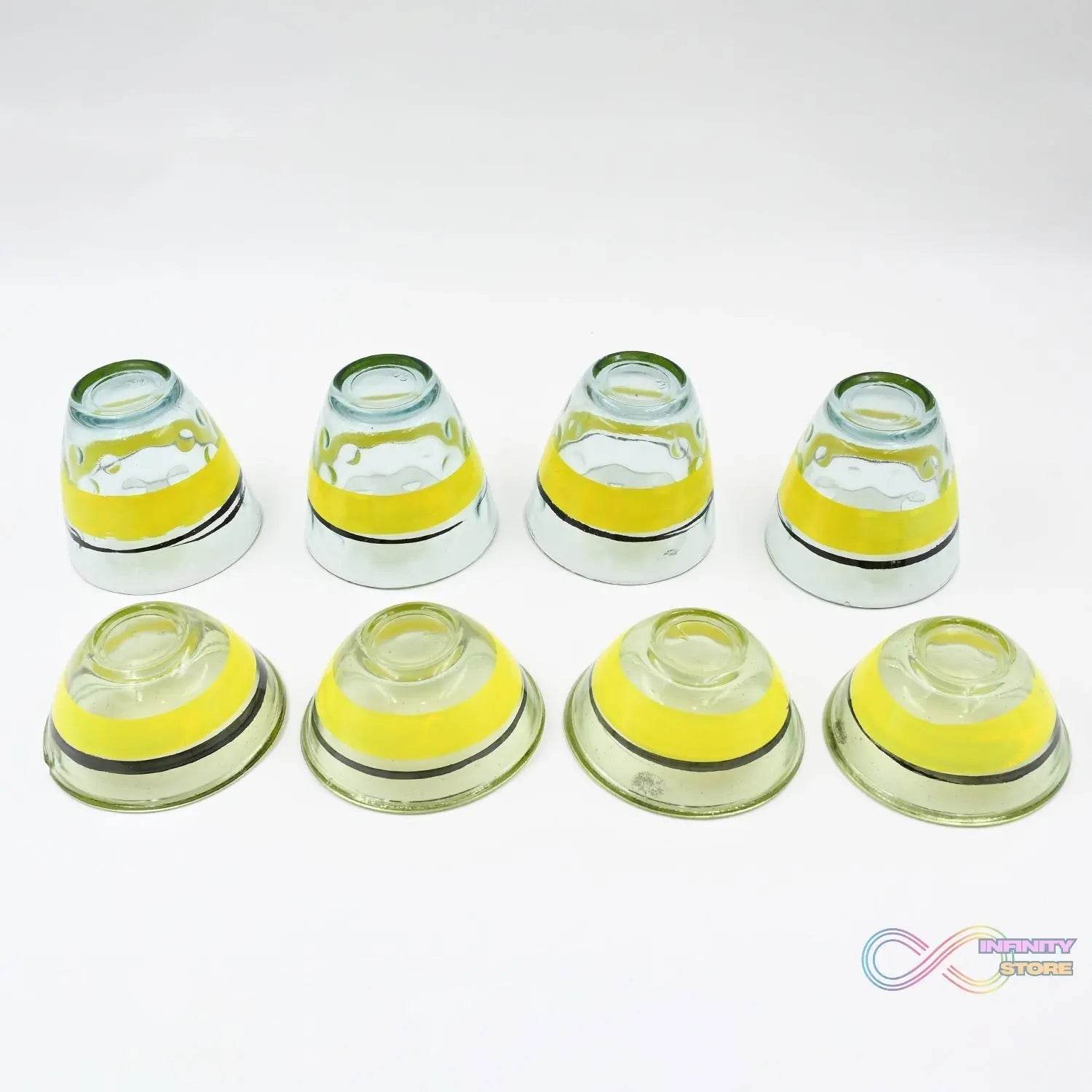 High Quality 4 Pc Glass & 4Pc Bowl Set, perfect choice For kitchen - infinityexculsivestore.com