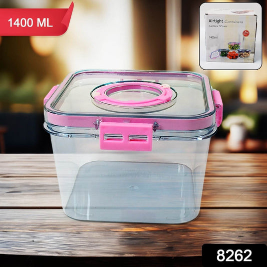 High Quality Plastic Food Storage Container Clear Washable Refrigerator Food Box Food Container Fruit Box Container with Lid (1400 ML) - infinityexculsivestore.com