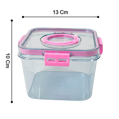 High Quality Plastic Food Storage Container Clear Washable Refrigerator Food Box Food Container Fruit Box Container with Lid (1400 ML) - infinityexculsivestore.com