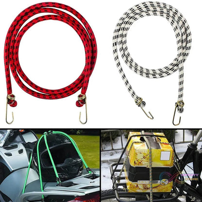 High Strength Elastic Bungee, Shock Cord Cables, Luggage Tying Rope with Hooks - infinityexculsivestore.com