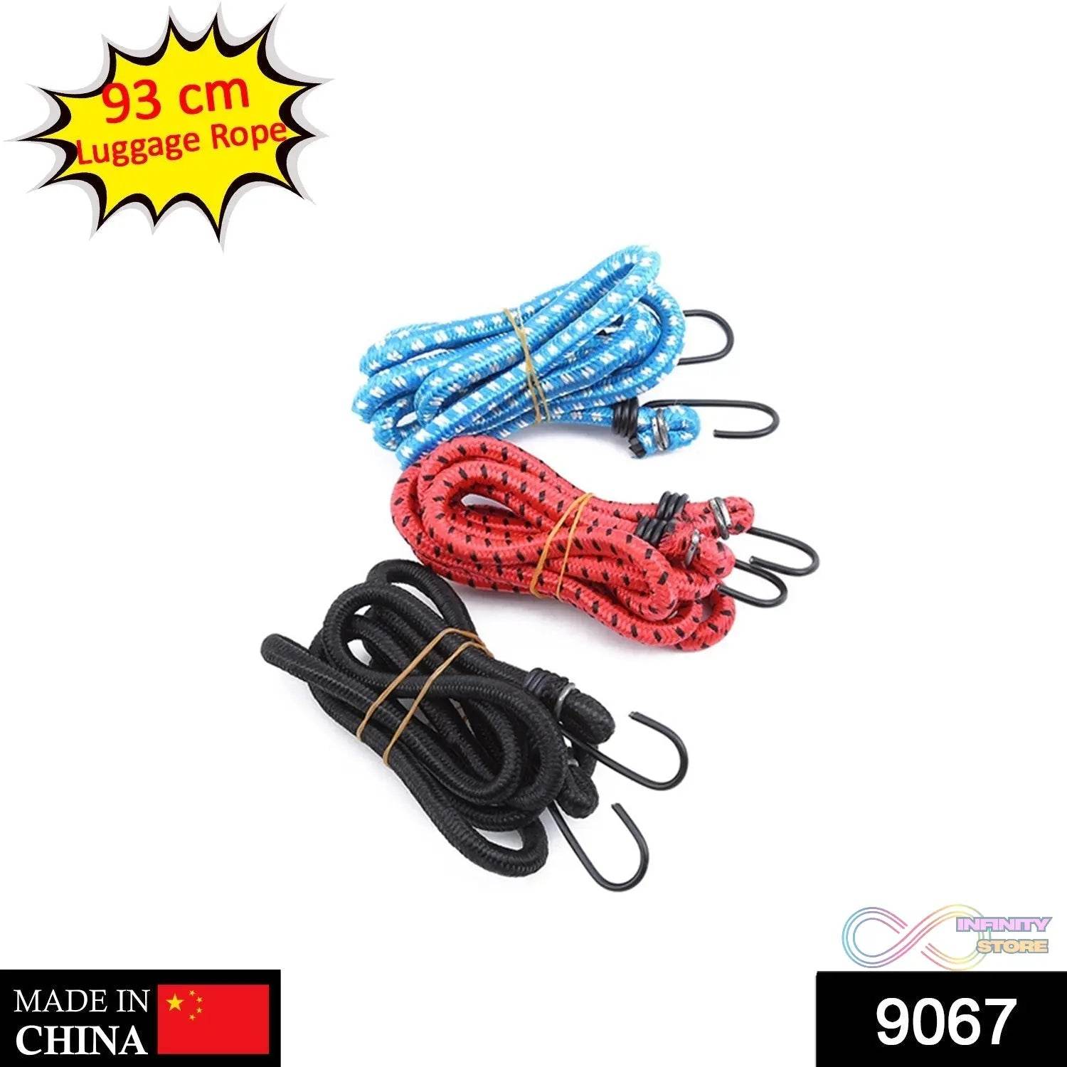 High Strength Elastic Bungee, Shock Cord Cables, Luggage Tying Rope with Hooks - infinityexculsivestore.com