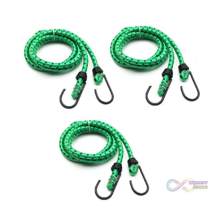 High Strength Elastic Bungee, Shock Cord Cables, Luggage Tying Rope with Hooks - infinityexculsivestore.com