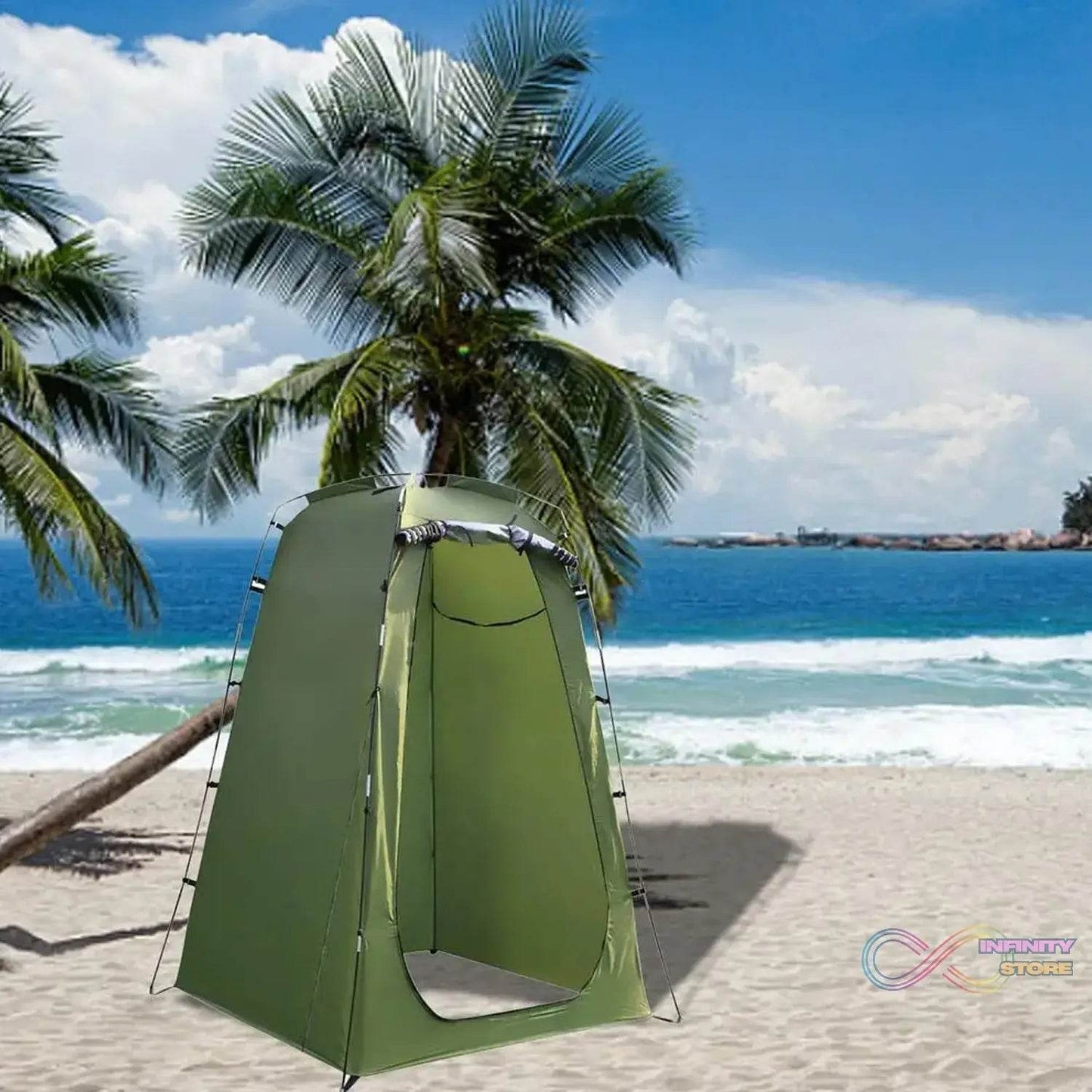 Hiking Privacy Tent – Instant Portable Outdoor Shower Tent (1 Pc) - infinityexculsivestore.com