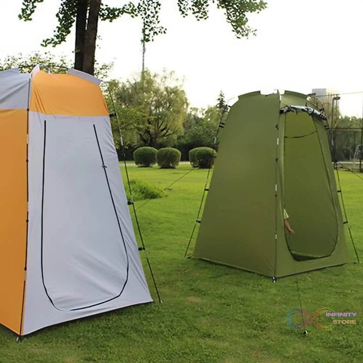 Hiking Privacy Tent – Instant Portable Outdoor Shower Tent (1 Pc) - infinityexculsivestore.com