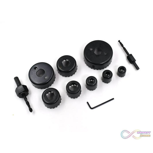 Hole Saw 11 Pc For Making Holes Over Walls For Types Of Purposes Etc. - infinityexculsivestore.com
