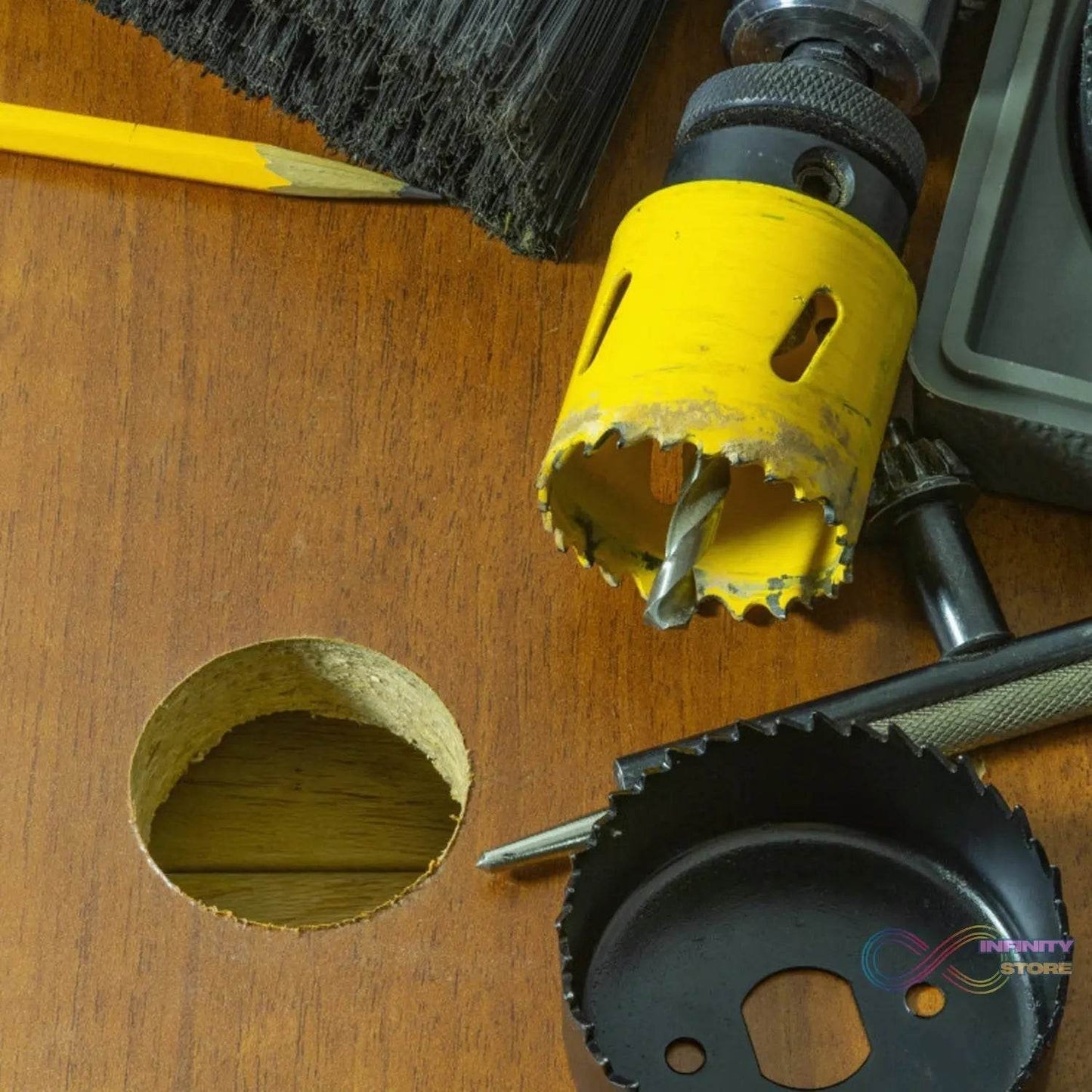 Hole Saw 11 Pc For Making Holes Over Walls For Types Of Purposes Etc. - infinityexculsivestore.com