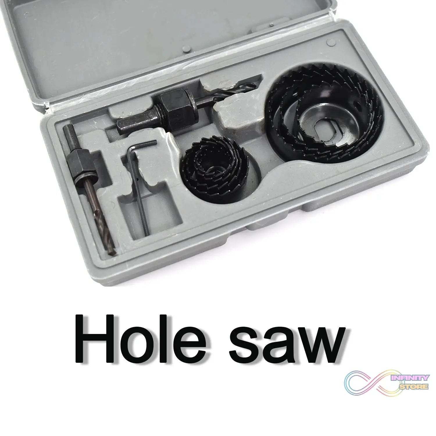 Hole Saw 11 Pc For Making Holes Over Walls For Types Of Purposes Etc. - infinityexculsivestore.com