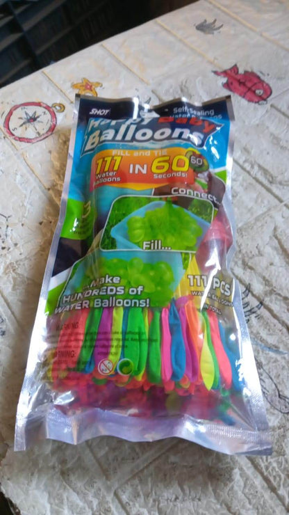 Holi Magic Water Balloons for Kids - 111 pcs (Multicolor) - infinityexculsivestore.com