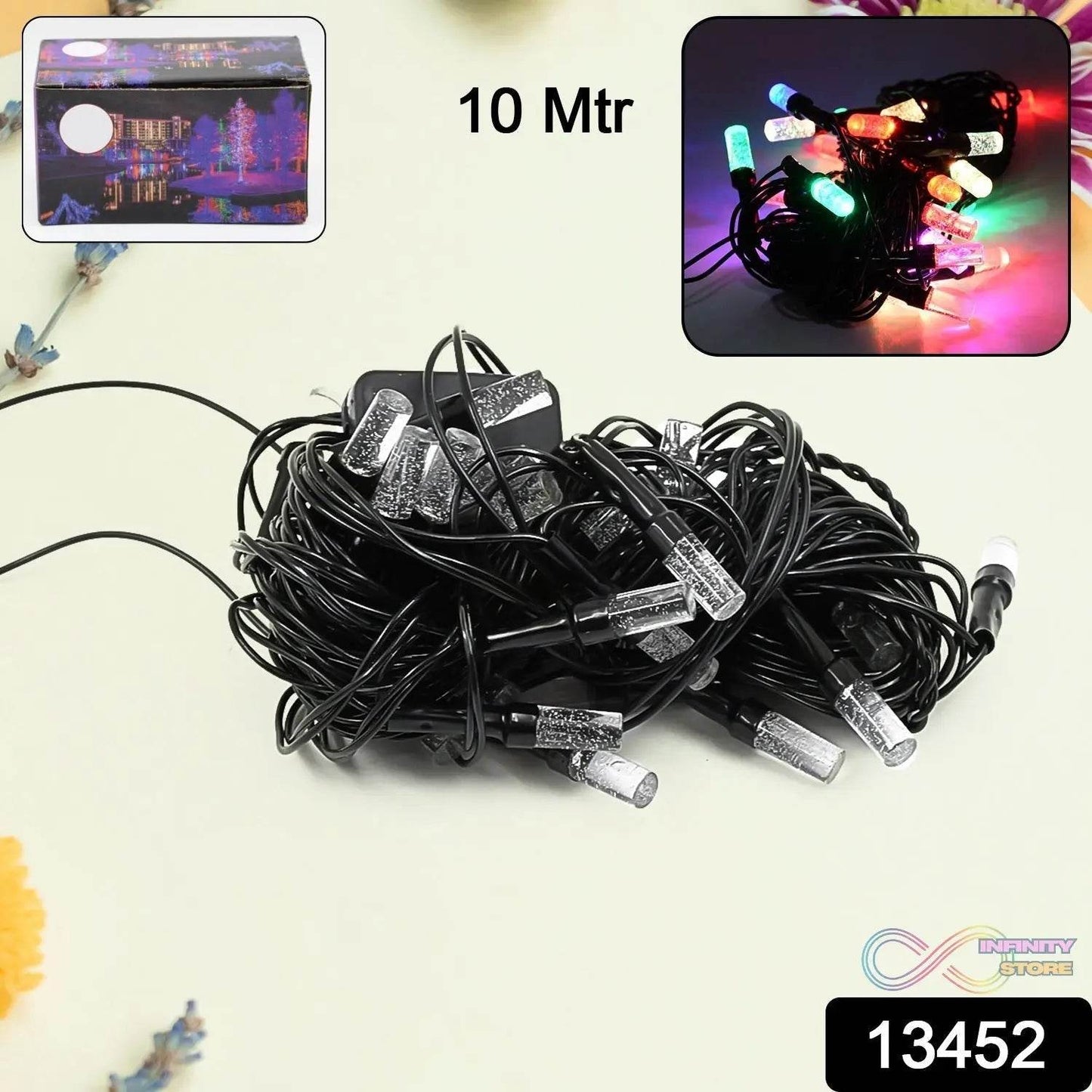 Home Decoration Diwali & Wedding LED String Light (36L 10 Mtr) - infinityexculsivestore.com