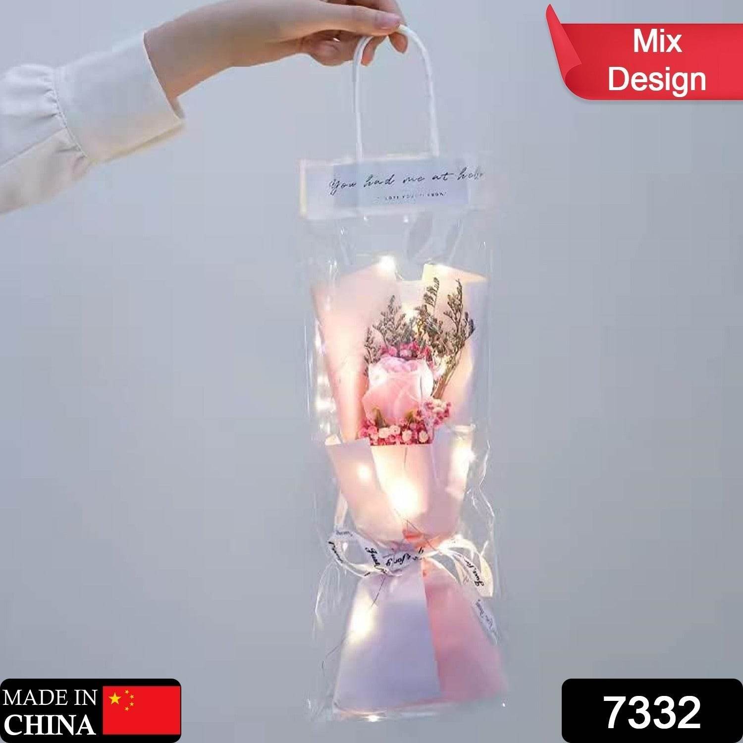 Home Decoration Rose Hand Made Valentine's Day Artificial Flowers Simulation Flower Soap Flowers Mini Bouquet (1 Pc) - infinityexculsivestore.com