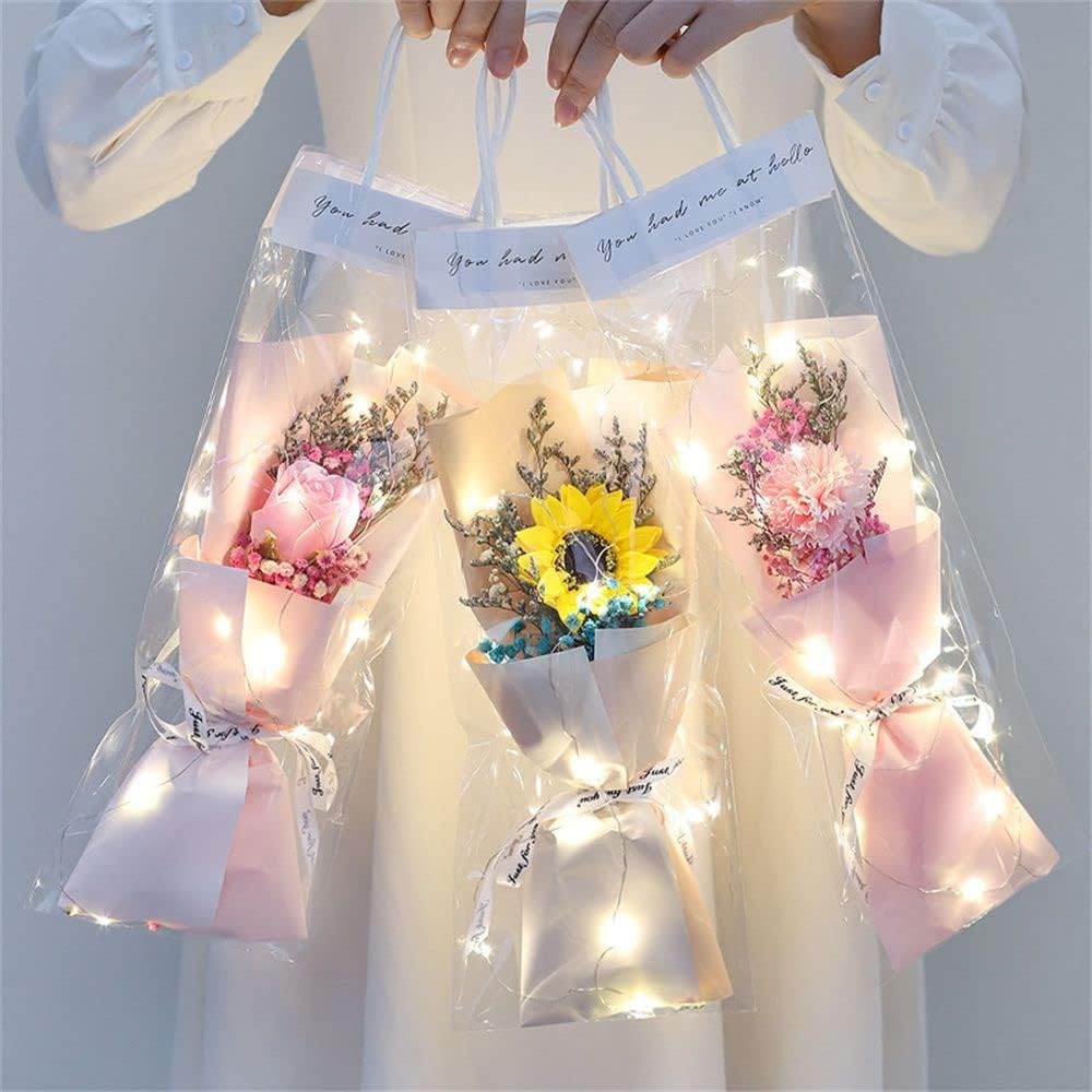 Home Decoration Rose Hand Made Valentine's Day Artificial Flowers Simulation Flower Soap Flowers Mini Bouquet (1 Pc) - infinityexculsivestore.com