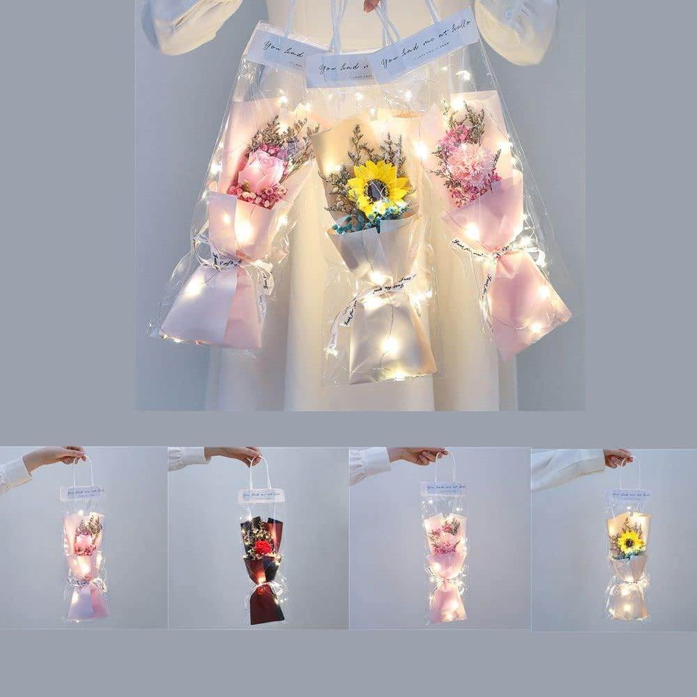 Home Decoration Rose Hand Made Valentine's Day Artificial Flowers Simulation Flower Soap Flowers Mini Bouquet (1 Pc) - infinityexculsivestore.com