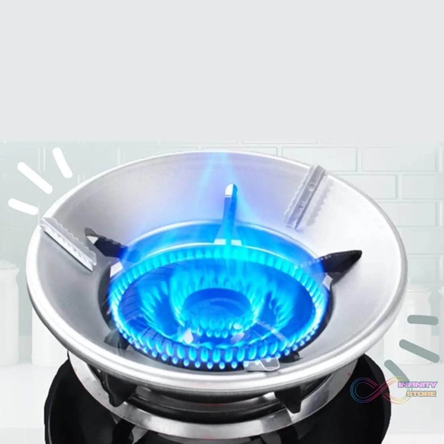 Home Gas Stove Fire & Windproof Energy Saving Stand - infinityexculsivestore.com
