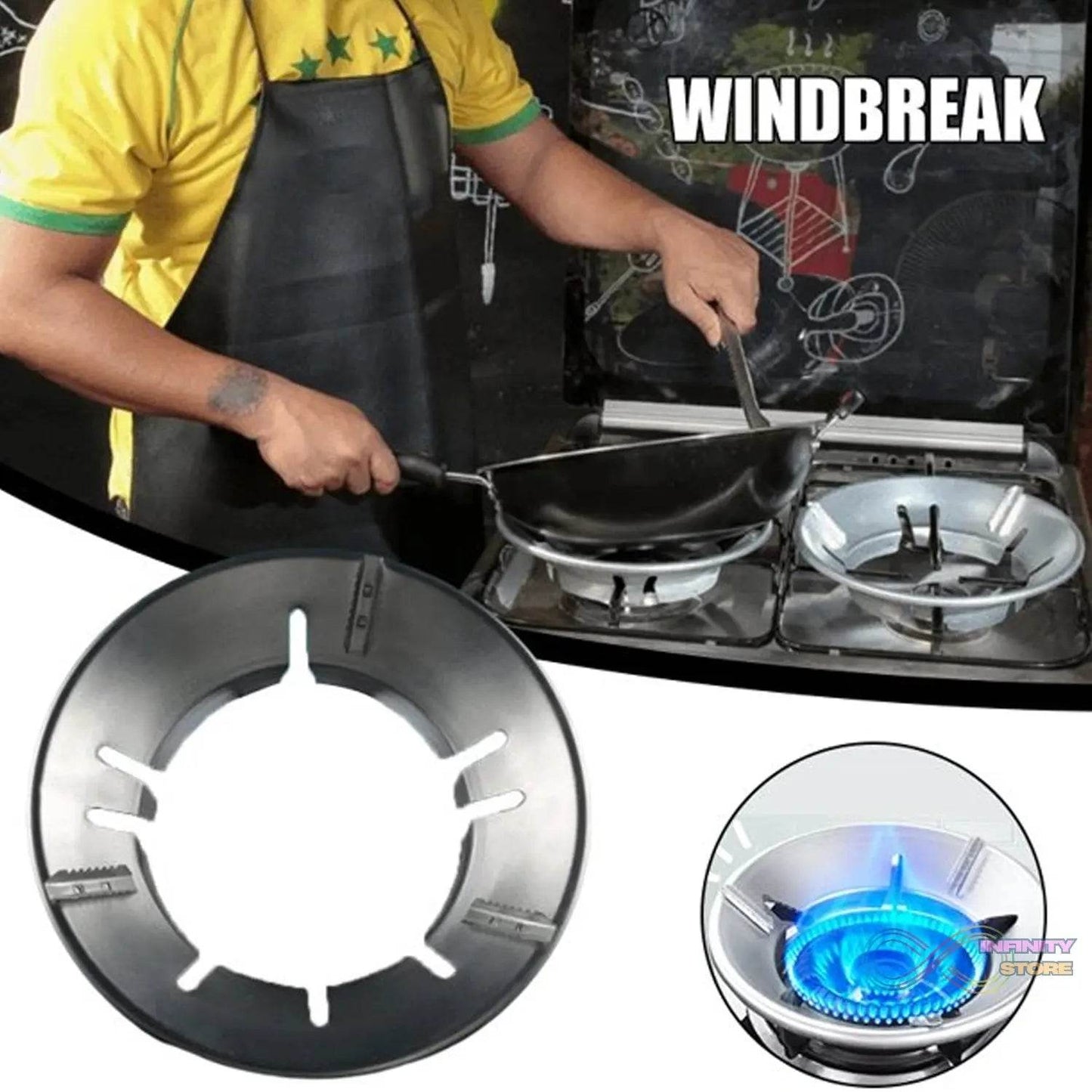 Home Gas Stove Fire & Windproof Energy Saving Stand - infinityexculsivestore.com