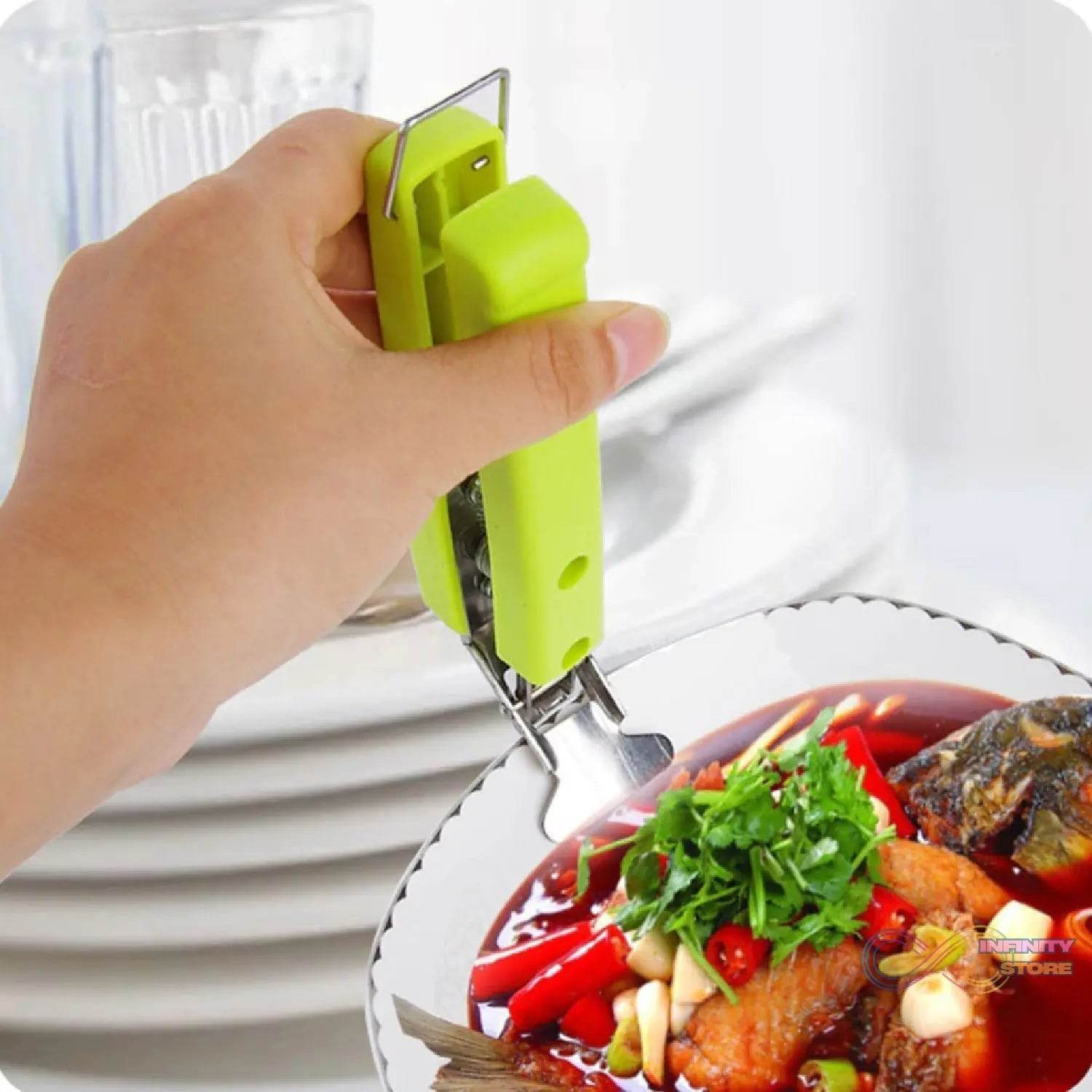 Home Kitchen Anti-Scald Plate Take Bowl Dish Pot Holder Carrier Clamp Clip Handle - infinityexculsivestore.com