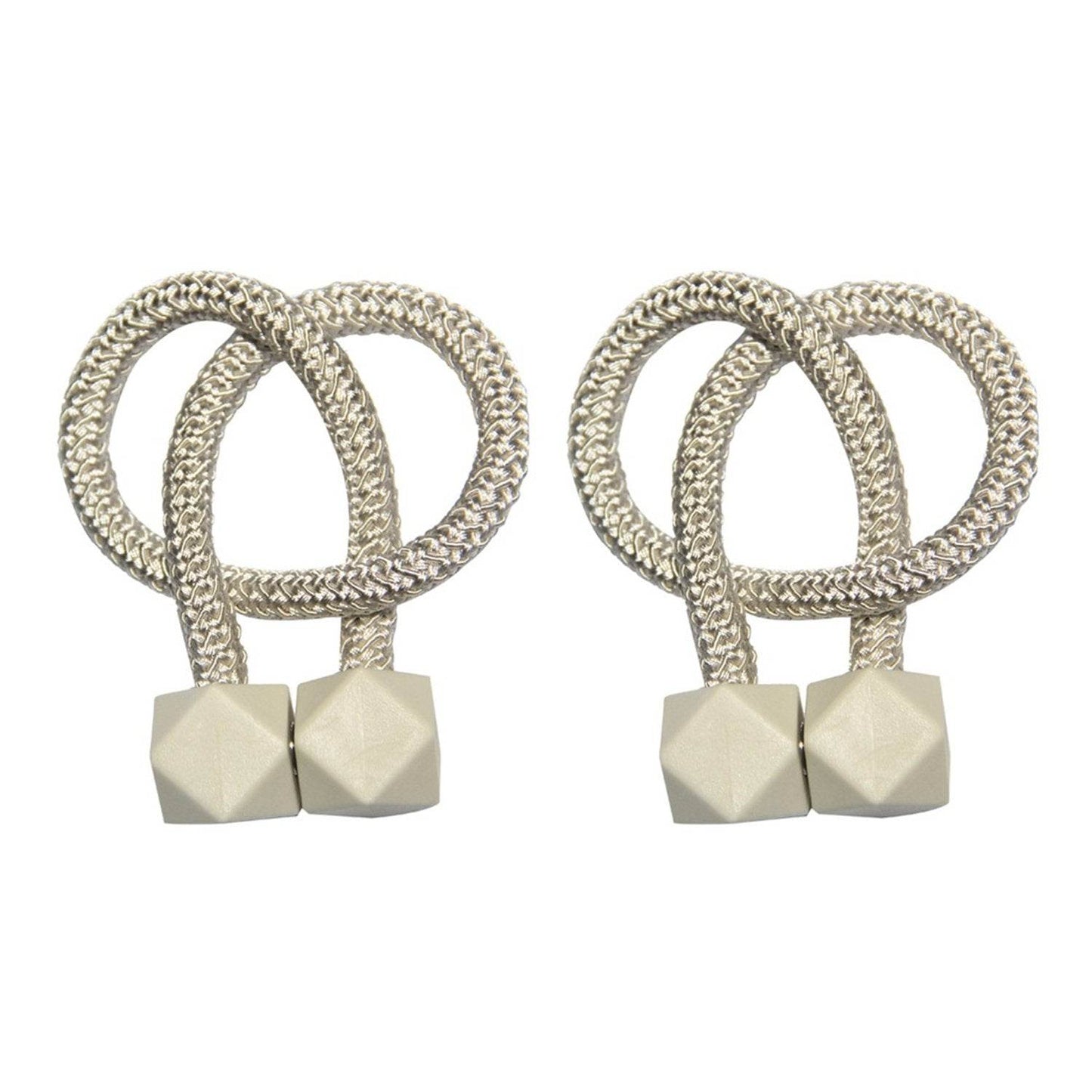 Home Magnetic Curtain Tiebacks, Straps, Buckle, Clips Rope Straps Window Curtain Bracket Decoration (2 Pc) ? - infinityexculsivestore.com