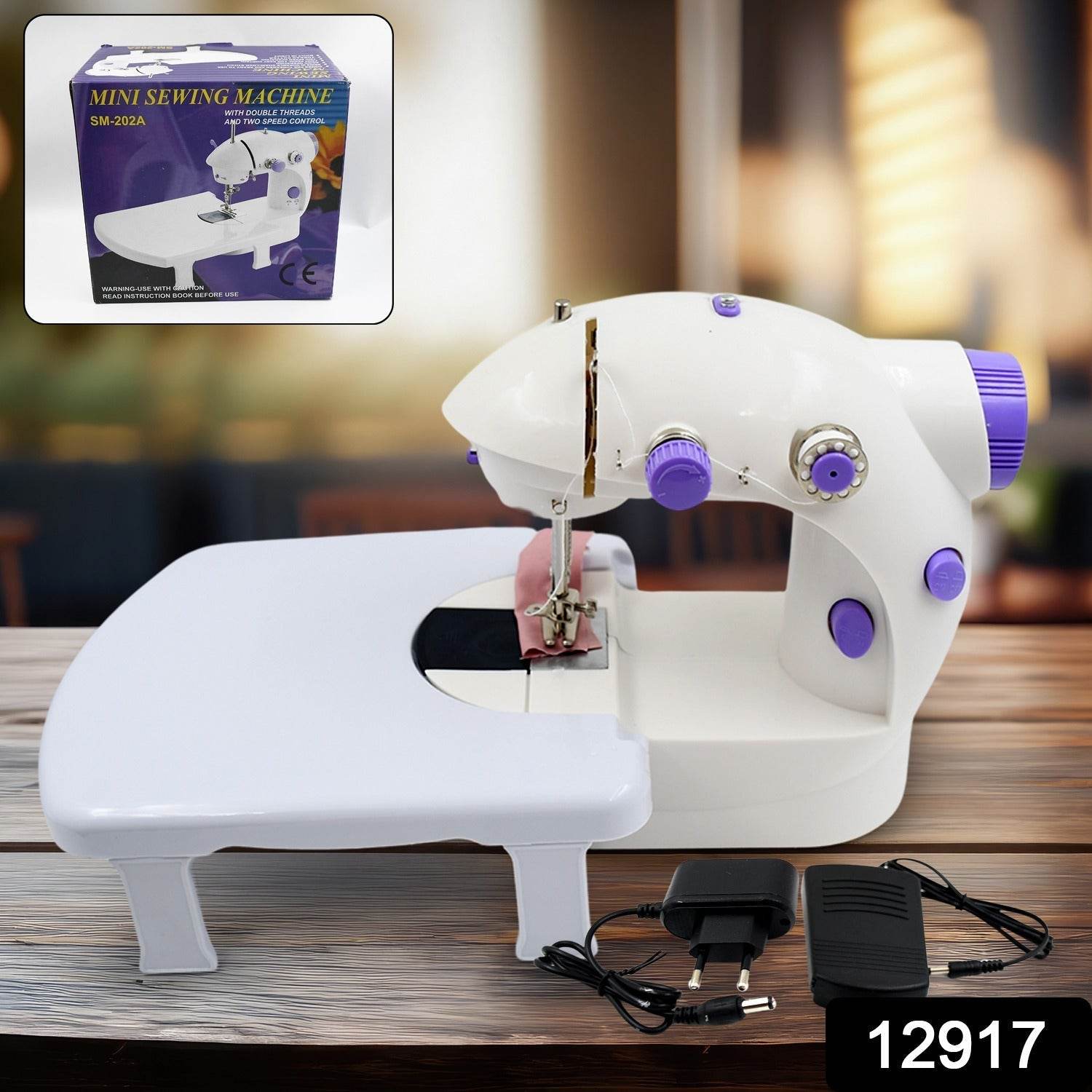 Home Tailoring Sewing Machine With Extension Table Set, Foot Pedal, Adapter Mini Electric Silai Machine, Portable Stitching Machine/Tailoring Machine - infinityexculsivestore.com