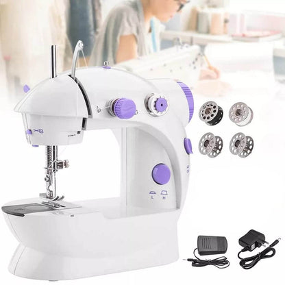 Home Tailoring Sewing Machine With Extension Table Set, Foot Pedal, Adapter Mini Electric Silai Machine, Portable Stitching Machine/Tailoring Machine - infinityexculsivestore.com