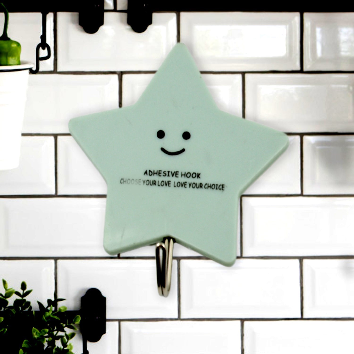Multipurpose Strong Hook Self - Adhesive hooks for wall Heavy Plastic Hook, Sticky Hook Household For Home , Decorative Hooks, Bathroom & All Type Wall Use Hook , Suitable for Bathroom, Kitchen, Office - infinityexculsivestore.com