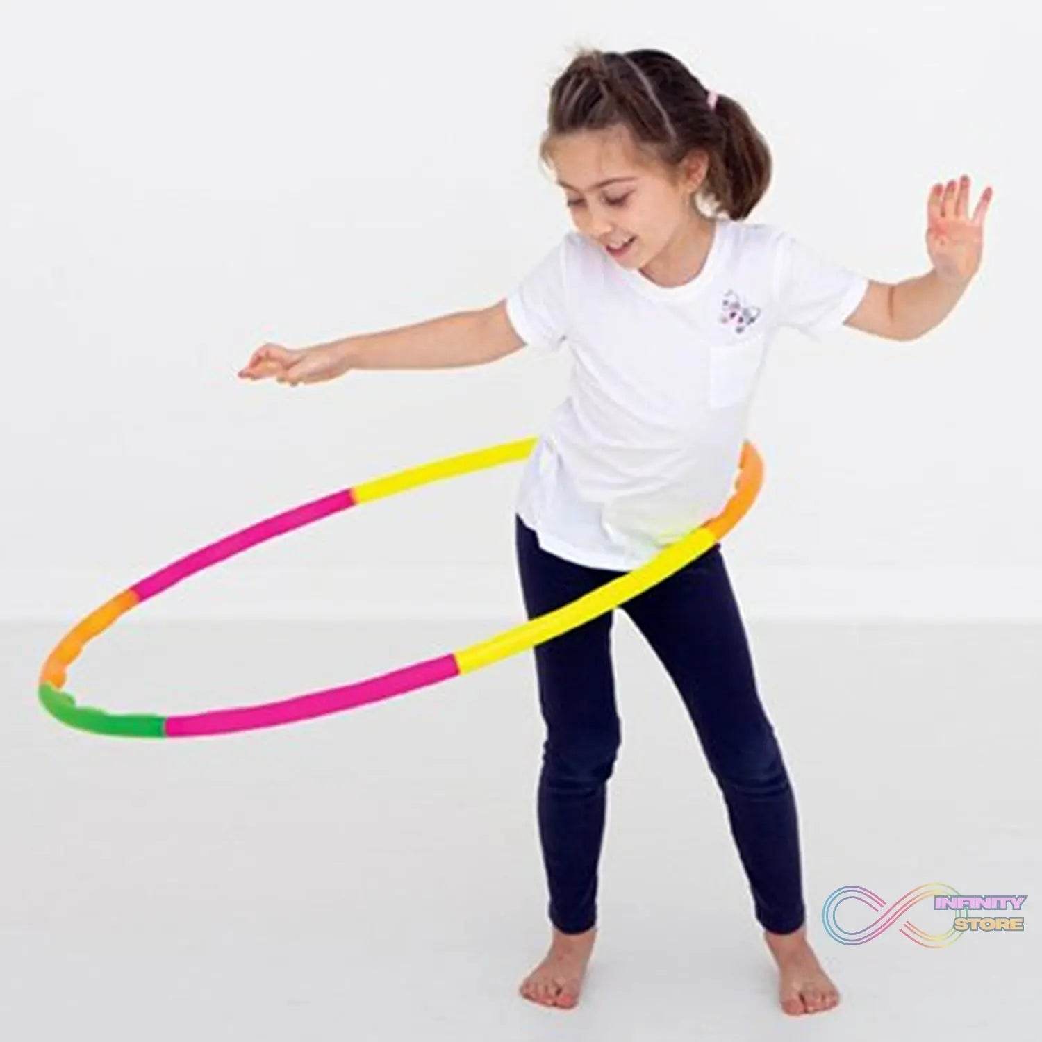 Hoops Hula Interlocking Exercise Ring for Fitness with Dia Meter Boys Girls and Adults - infinityexculsivestore.com
