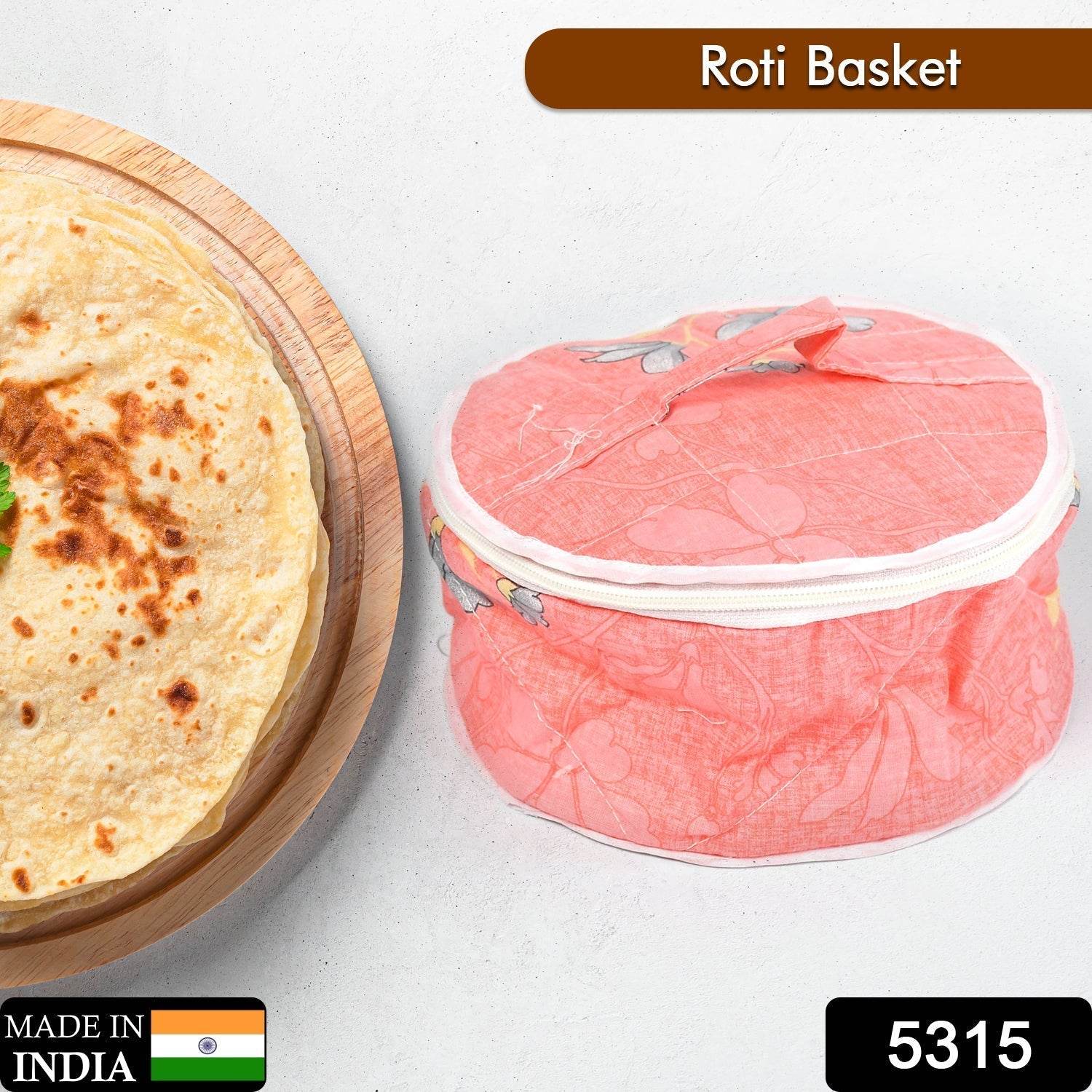 Hot Chapatti Washable Cotton Cloth Casserole Box - infinityexculsivestore.com