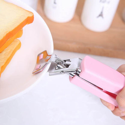 Hot Dish Plate Clip Stainless Steel Plate Tongs Bowl Clips Dish Gripper Clips Hot Plate Bowls Clamp Holder Tong For Home, Kitchen - infinityexculsivestore.com
