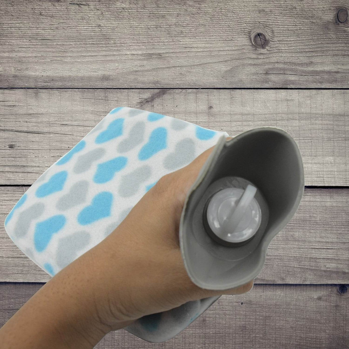 Hot Water Bag With Cover For Pain Relief, Neck, Shoulder Pain and Hand, Feet Warmer, Menstrual Cramps, Hot and Cold Therapy Leak Proof (1 Pc) - infinityexculsivestore.com