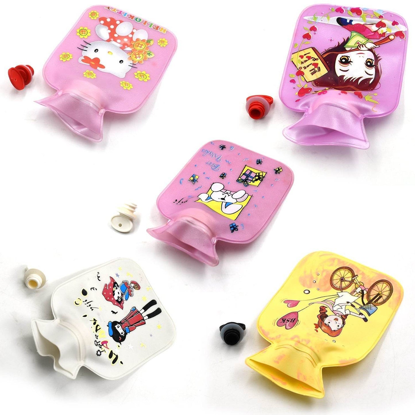 Hot Water Bottle Bag For Pain Relief With Cover (Pack of 5Pc) - infinityexculsivestore.com