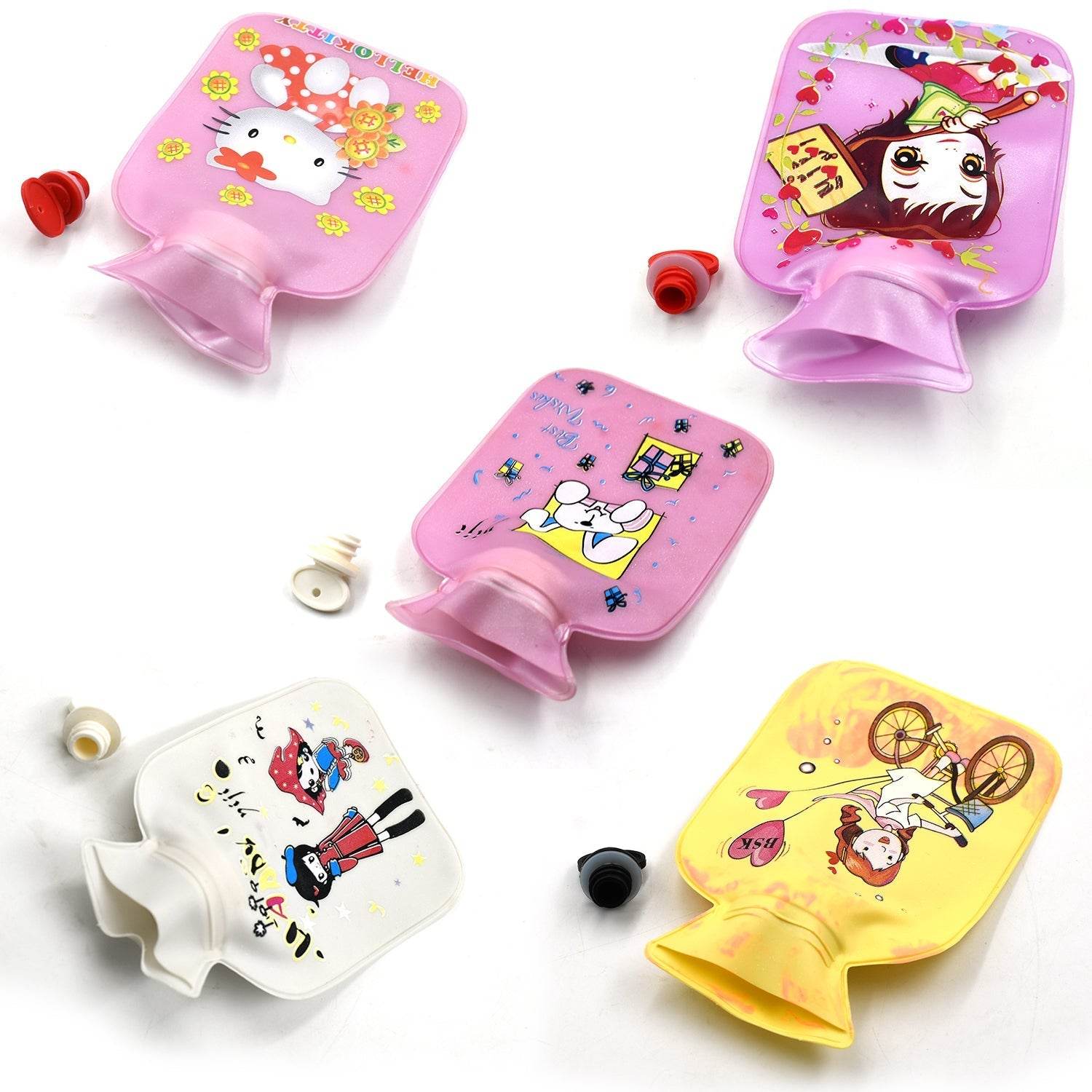 Hot Water Bottle Bag For Pain Relief With Cover (Pack of 5Pc) - infinityexculsivestore.com