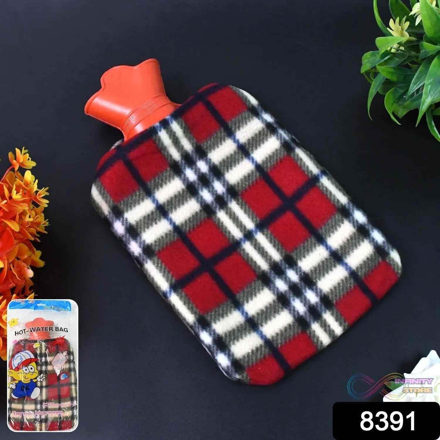 Hot Water Bottle Bag With Cover For Pain Relief (1 Pc) - infinityexculsivestore.com