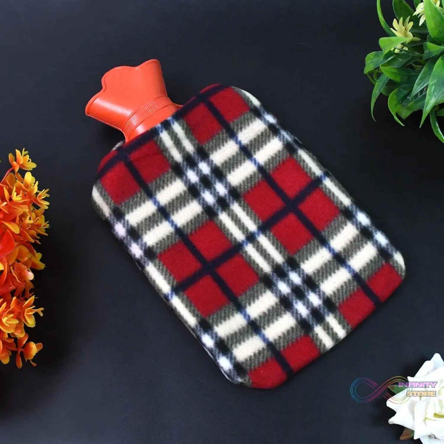 Hot Water Bottle Bag With Cover For Pain Relief (1 Pc) - infinityexculsivestore.com