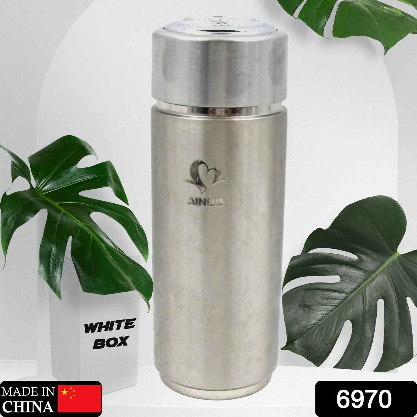 Hot and Cold Stainless Steel Thermos Water Bottle Easy to Carry | Rust & Leak Proof | Tea | Coffee | Office| Gym | Home (350ml) - infinityexculsivestore.com