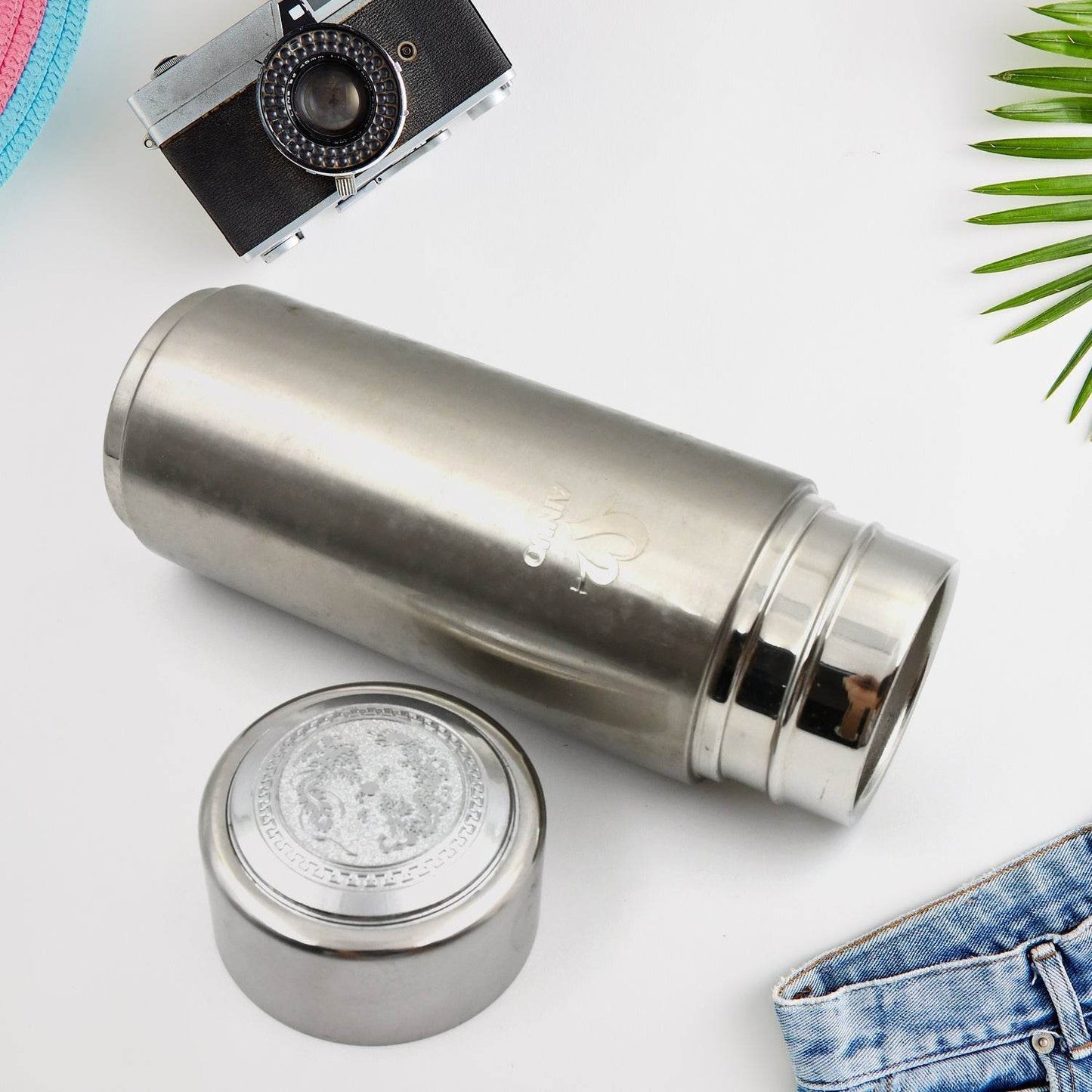Hot and Cold Stainless Steel Thermos Water Bottle Easy to Carry | Rust & Leak Proof | Tea | Coffee | Office| Gym | Home (350ml) - infinityexculsivestore.com