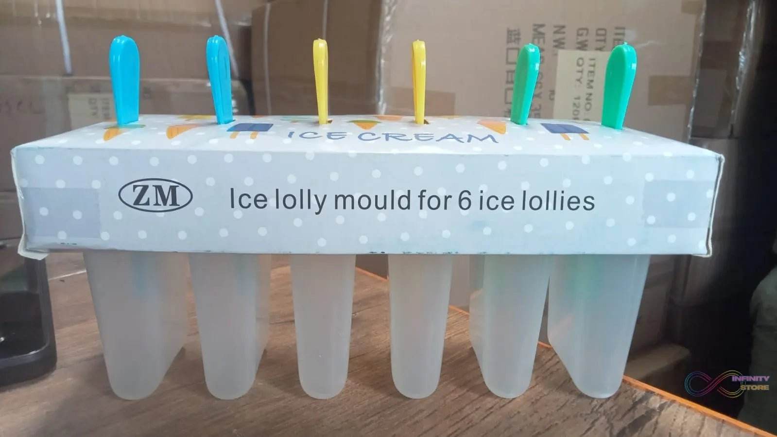 Ice Candy Maker Upgrade Popsicle Molds Sets 6 Ice Pop Makers Reusable Ice Lolly Cream Mold Home-Made Popsicles Mould with Stick - infinityexculsivestore.com