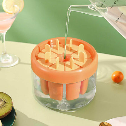 Ice Cream Candy Molds With Sticks Easy Release Summer Party Supplies Popsicles Candy Molds (8 Candy Mold Maker) - infinityexculsivestore.com