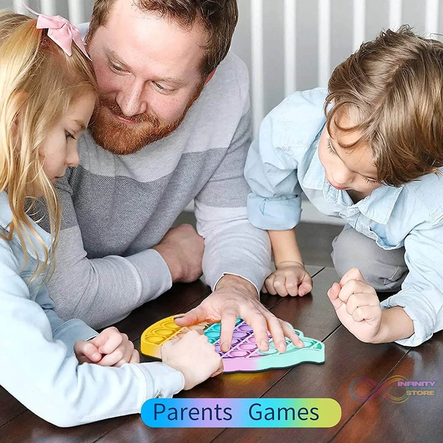 Ice Cream Softy- Fidget Popping Sounds Toy, BPA Free Silicone, Push Bubbles Toy for Autism Stress Reliever, Sensory Toy Pop It Toy - infinityexculsivestore.com