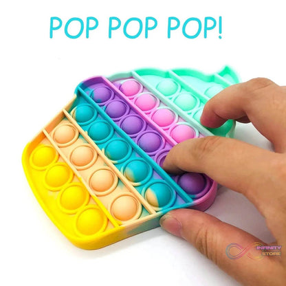 Ice Cream Softy- Fidget Popping Sounds Toy, BPA Free Silicone, Push Bubbles Toy for Autism Stress Reliever, Sensory Toy Pop It Toy - infinityexculsivestore.com