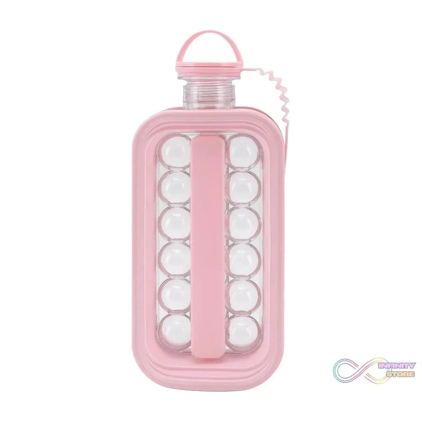 Ice Cube Trays 2 in 1 Portable Ice Ball Maker, 17 Round Ice Cube Mold (1 Pc) - infinityexculsivestore.com