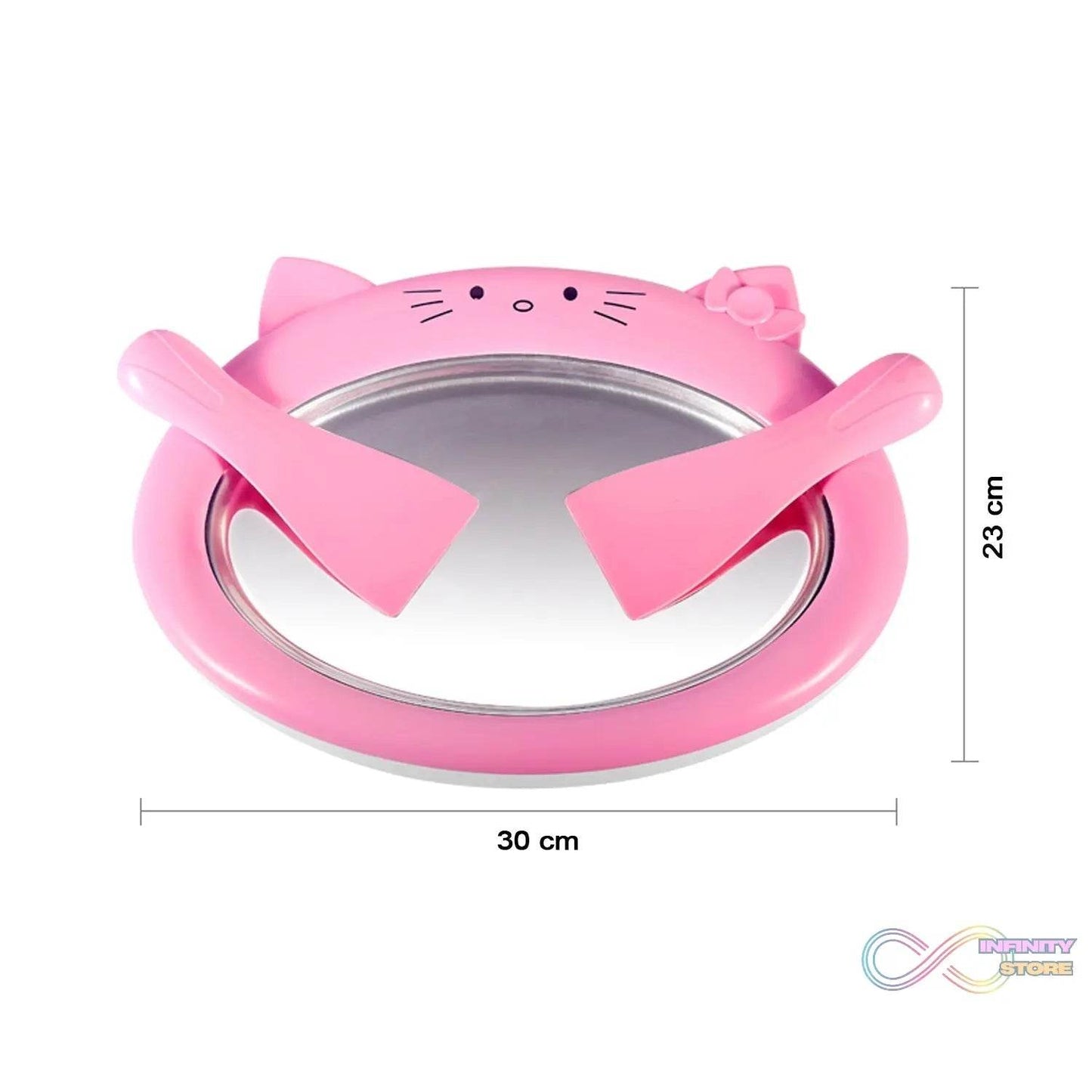 Ice-Frying Machine, Mini Ice Machine for Summer with Cartoon design Home Fried Ice Cream Machine - infinityexculsivestore.com