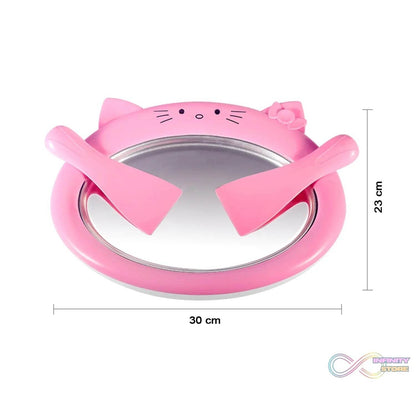Ice-Frying Machine, Mini Ice Machine for Summer with Cartoon design Home Fried Ice Cream Machine - infinityexculsivestore.com