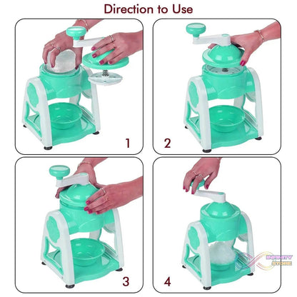 Ice Gola Maker Ice Snow Maker Machine | Ice Crusher | Indoor Outdoor Manual With Steel Blade & Antislip Grip - infinityexculsivestore.com